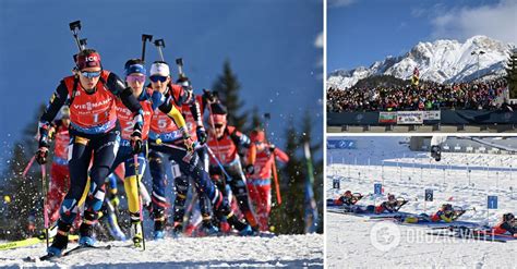 The women's relay finished the 2nd stage of the Biathlon World Cup ...