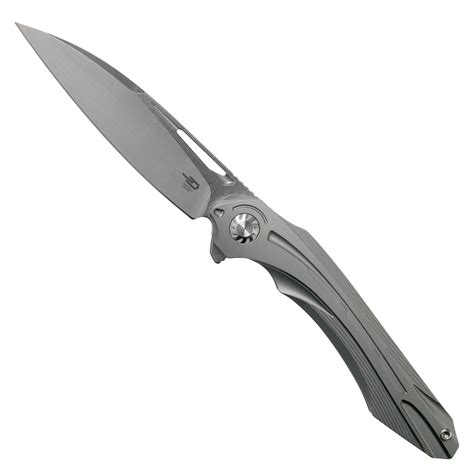 Bestech Knives Wibra Gray Titanium Folding Knife | BladeOps