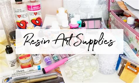 15 ESSENTIAL Resin Art Supplies for 2024 - DIY Craft Club