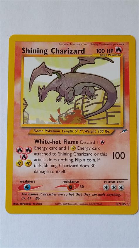 Shiny Charizard X Card