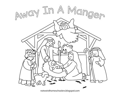 Manger Scene Printable