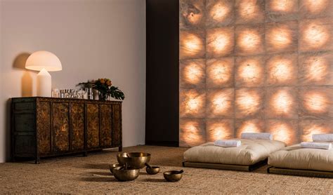 Backlit stone Wall Panels for Interiors | - Lithos Design