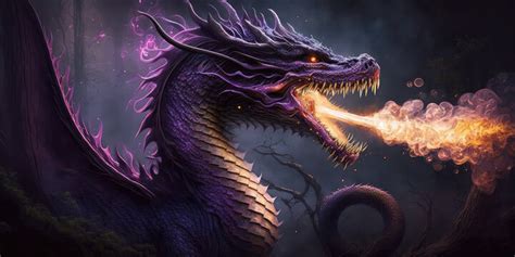 Purple Dragons Wallpaper