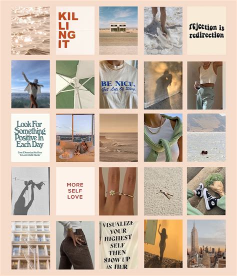 Pinterest Vision Board Collage Kit 87pc Curated Image Pack - Etsy