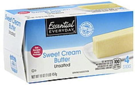 Countryside Creamery Sweet cream Unsalted Butter - 14 g, Nutrition ...