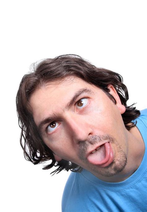 Cross-eyed Young Man stock photo. Image of expressive - 23649254