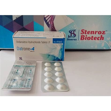 Datrone Ondansetron Hydrochloride Tablets IP, Packaging Type: Strip, 4 ...