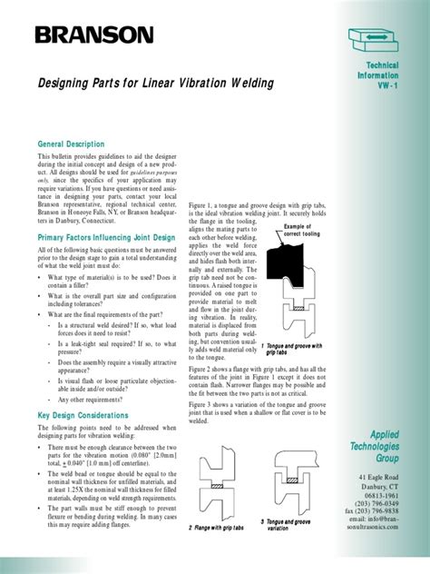 Linear Vibration Welding Design Guide | PDF | Welding | Construction