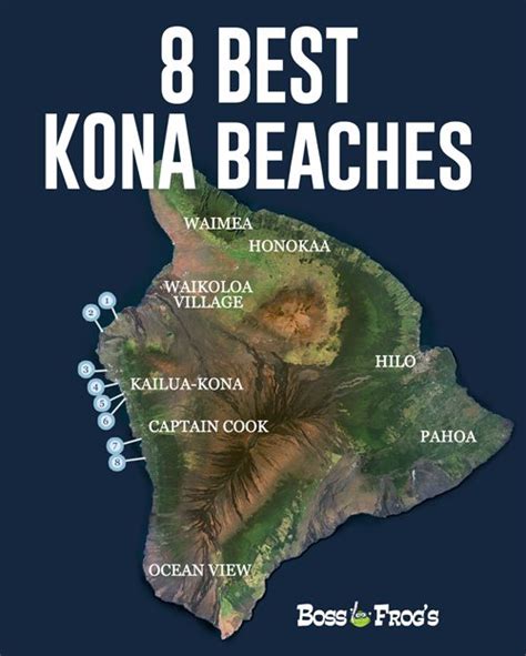 8 Best Kona Beaches - Boss Frog's Snorkel, Bike, and Beach Rentals