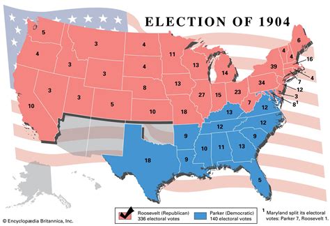 United States presidential election of 1904 | Theodore Roosevelt vs ...