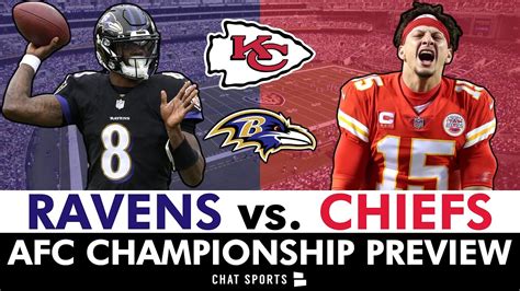 Ravens vs. Chiefs AFC Championship Preview: Prediction, Injury News ...