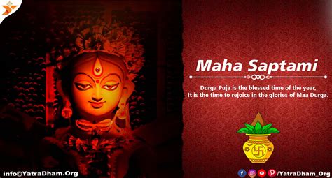 Maha Saptami 2022 - The seventh day of Navratri