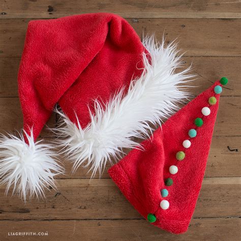 DIY Santa Hat Sewing Template