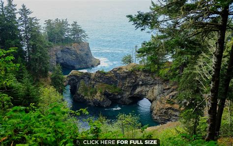 Natural Bridges Oregon Coast US wallpaper | Oregon travel, Oregon coast ...