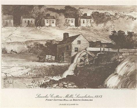 First known NC Cotton Mill - Lincolnton, NC 1813 | North carolina ...