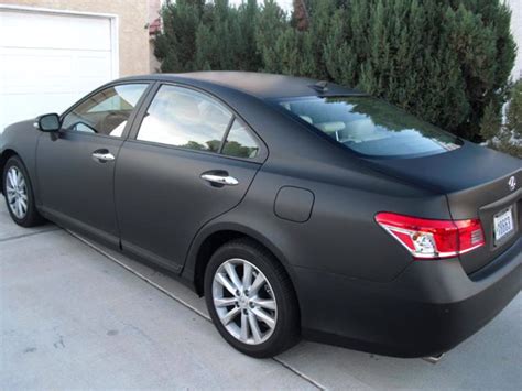 Matte Black Lexus ES 350 Side