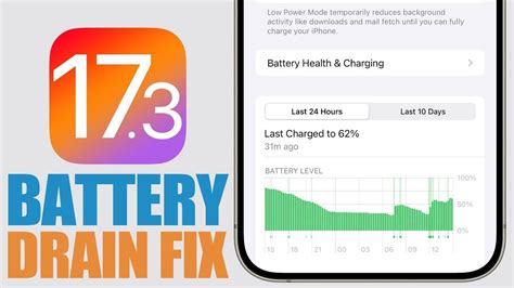 More Details on iPhone Battery Drain in iOS 17.3 (Video) - Geeky Gadgets