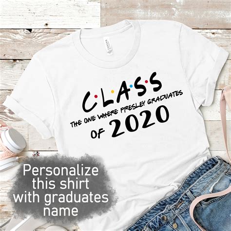 Friends Graduation Shirt Graduation Gift Senior Shirt Class - Etsy