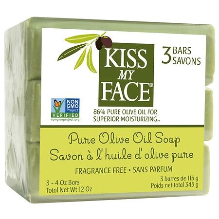 Kiss My Face Olive Oil Bar Soap Fragrance Free | Walgreens