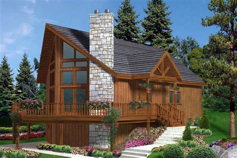 Chalet Cabin Floor Plans - floorplans.click