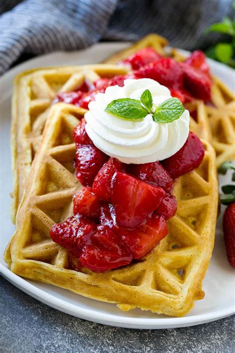 Strawberry Waffles - Dinner at the Zoo