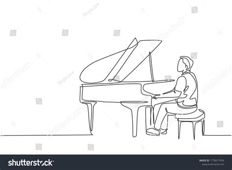 15,924 Piano Line Art Images, Stock Photos & Vectors | Shutterstock