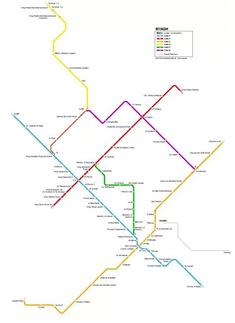 Riyadh Metro Map [Updated 2024] | CivilMint.Com