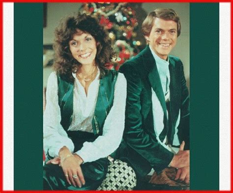 Karen and Richard Carpenter, beautiful on a Christmas TV special ...