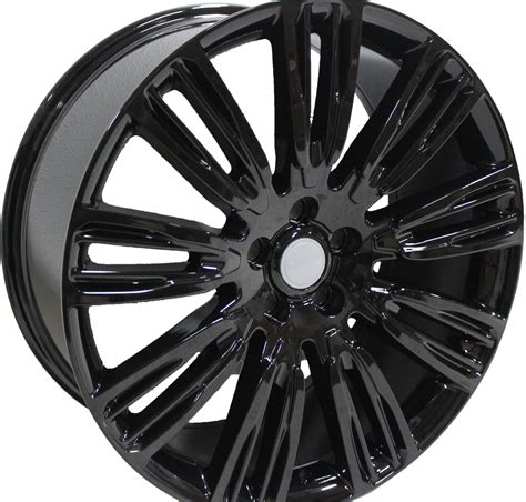 22 Inch WHEELS FITS ALL VELAR EVOQUE FREELANDER HSE GLOSS BLACK RIMS ...