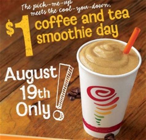 Today Only $1 Jamba Juice Smoothies - Deal Seeking Mom