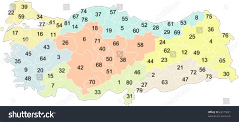 Turkish Provinces Map