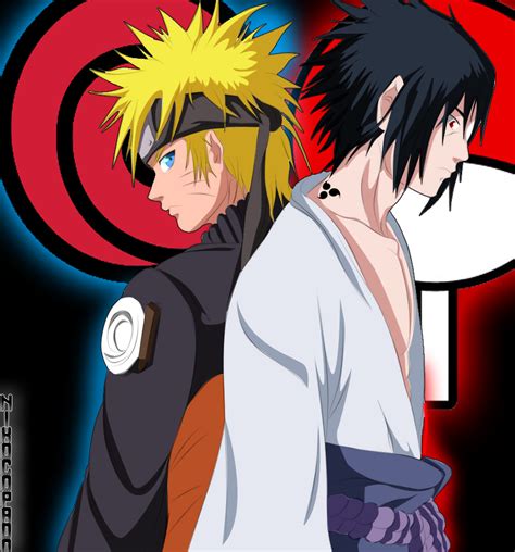 naruto uzumaki and sasuke uchiha by nikocopado on DeviantArt