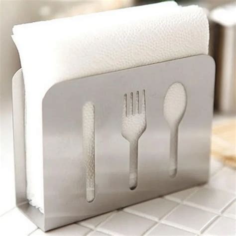 European style betal paper towel rack creative stainless steel table ...