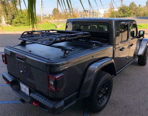 jeep gladiator tonneau cover with rack - paige-roanhorse