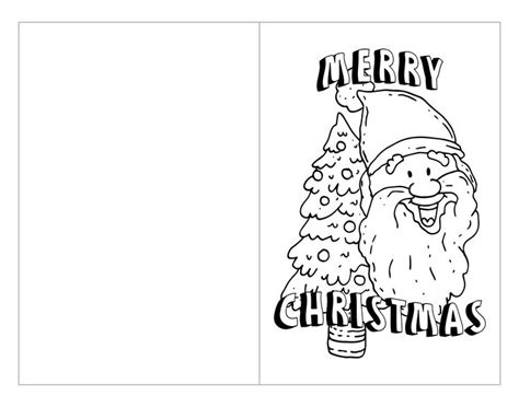 15 Best Printable Foldable Coloring Christmas Cards PDF for Free at ...