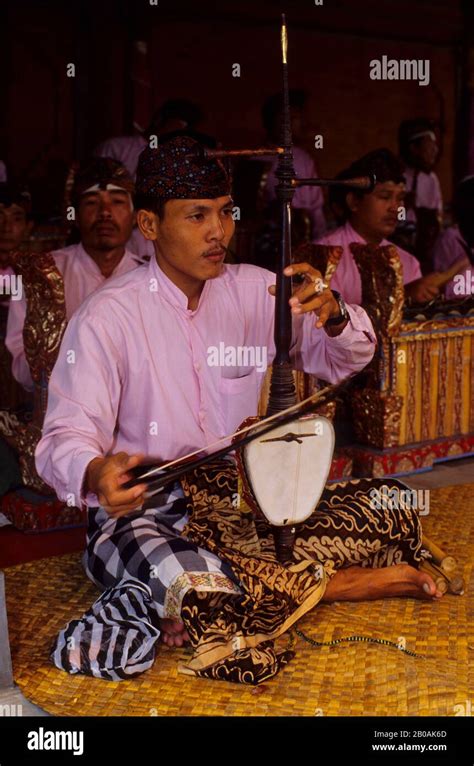 INDONESIA, BALI, GAMELAN ORCHESTRA, STRING INSTRUMENT (REBAB Stock ...