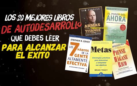 Los 20 mejores libros de autoayuda para alcanzar el éxito