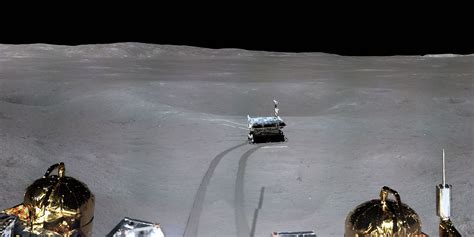 Chinese landing site on moon's far side shown in new panoramic picture ...