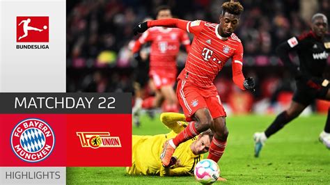 FC Bayern München - Union Berlin 3-0 | Highlights | Matchday 22 ...