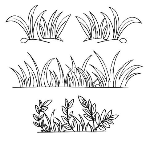 Grass Grow So Well Coloring Pages