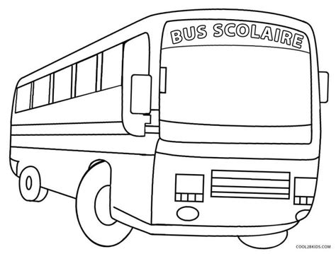 Coloriages - Autobus Scolaire - Coloriages Gratuits à Imprimer