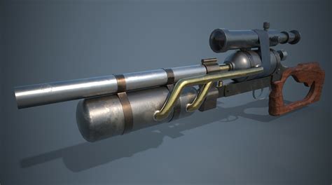 ArtStation - Harpoon gun