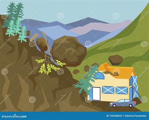 Landslide Cartoon Stock Illustrations – 369 Landslide Cartoon Stock ...