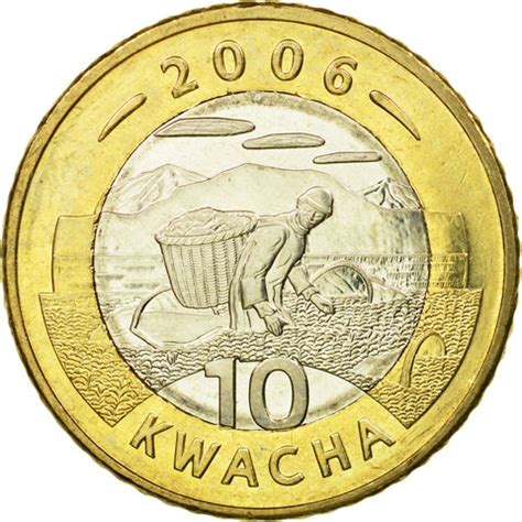 Coin, Malawi, 10 Kwacha, 2006, , Bi-Metallic, KM:58 | African Coins