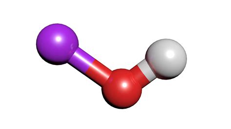 Sodium Hydroxide Molecular Structure Naoh