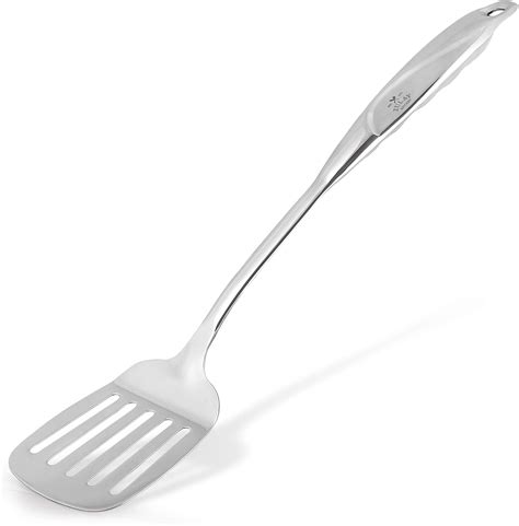 Amazon.com: Zulay 14.8 inch Slotted Turner Metal Spatula - Heavy Duty ...