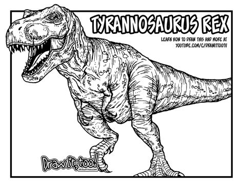 Jurassic World T Rex Coloring | Images and Photos finder