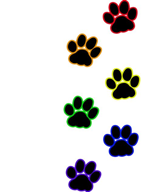 Transparent Cat Paw Print Clipart