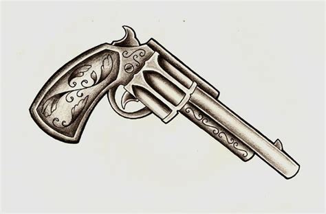 colt 45 revolver tattoo - tutorialsinintroductoryphysics