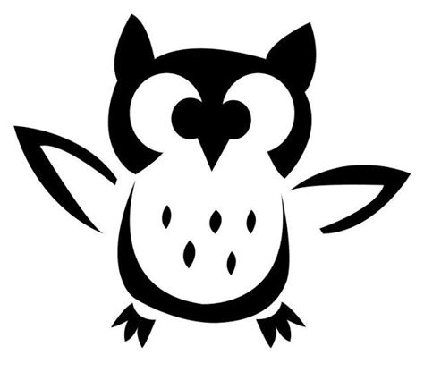 Download free night owl pumpkin carving stencils patterns | Owl pumpkin ...